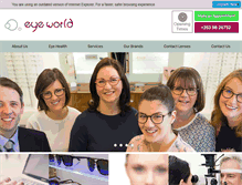 Tablet Screenshot of eyeworld.ie