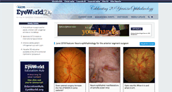 Desktop Screenshot of eyeworld.org